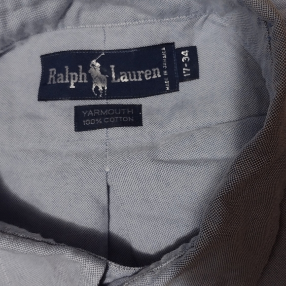 Ralph Lauren  button up long sleeve shirt 100% cotton size Large - Picture 5 of 5